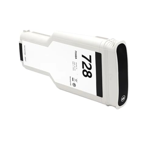 DGRRWDBN Kompatible Tintenpatrone 300 ml Kompatibel mit Designjet T730 T830 Drucker Arbeiten mit F9K17A F9K16A F9K15A F9J68A Modelle(1PC MBK) von DGRRWDBN