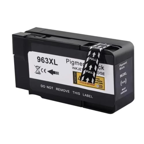 DGRRWDBN Kompatible Tintenstrahlpatrone 4Color überholt Kompatibel mit 963XL 967XL 963 967 Arbeiten mit OfficeJet Pro 9010 9015 Drucker(1PCS Black) von DGRRWDBN