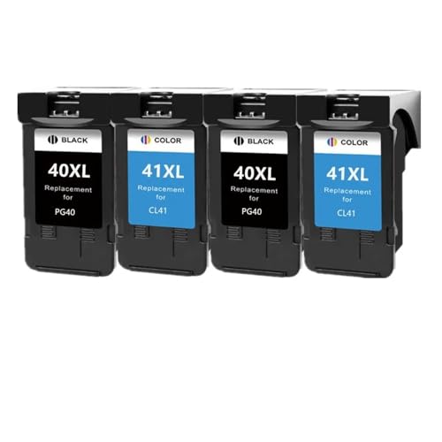 DGRRWDBN Kompatibler Tintenpatronenersatz Kompatibel mit Drucker unter Verwendung von PG40 CL41 -Modellen, einschließlich MP140 MP150 MP160 MP180 MP190 MP210 MP220 MP450 MP470(2BK 2COLOR) von DGRRWDBN