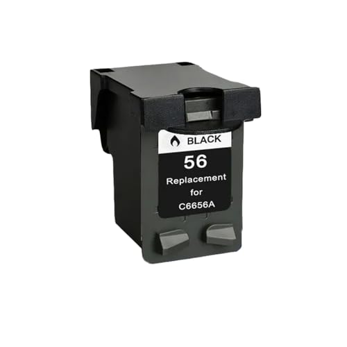 DGRRWDBN Überholte 56xl Schwarze Tintenpatronenersatz kompatibel mit Deskjet 2100 220 450 5510 5550 5552 7150 7350 Drucker(BK) von DGRRWDBN