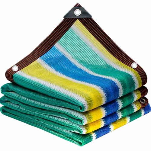 DGSFES Colorful Schattennetz mit Ösen 85% Schattierungsnetz Gewachshaus Luftdurchlassig Sonnensegel,2X2m Beschattungsnetz Isoliernetz für Terrasse Balkon Garten Pflanzen Hühnerstall DGSFES Colorful Schattennetz mit Ösen 85% Schattierungsnetz Gewachshaus Luftdurchlassig Sonnensegel,2X2m Beschattungsnetz Isoliernetz für Terrasse Balkon Garten Pflanzen Hühnerstall von DGSFES
