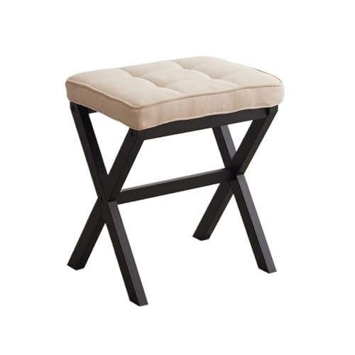 DGSYUAN Fußhocker Wohnzimmer Bambus-Klapphocker, Mehrere Funktionen for Das Wohnzimmer Fußstütze Sitzhocker(Beige-B) von DGSYUAN