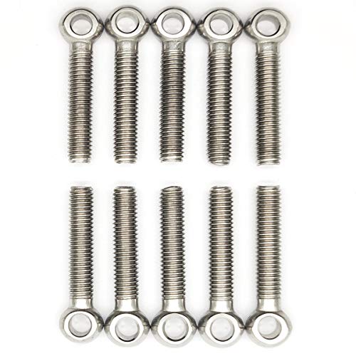 M8-1,25 x 40 mm Augenschraube Edelstahl Augenschraube Maschinen Schulter Hebering Augenschraube 10 Stück M8-1,25 x 40 mm Augenschraube Edelstahl Augenschraube Maschinen Schulter Hebering Augenschraube 10 Stück von DGZ Store