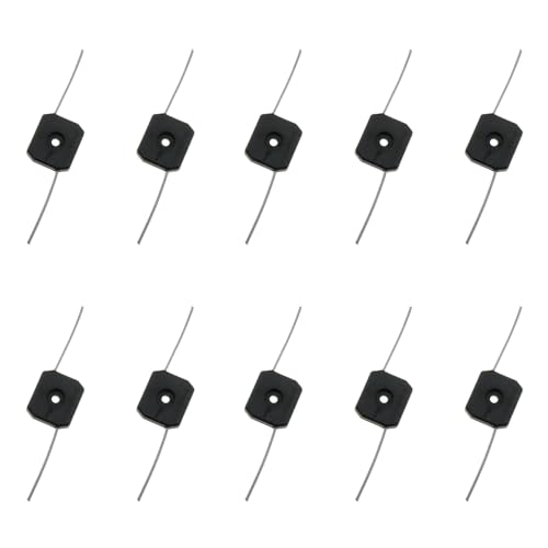 DGZZI 10 Stück Rasenmäher, 2 Köpfe, Drahtseil, 150 mm, Unkrautfresser, Ersatzschneider, ideal zum Beschneiden von Garten und Pflanzen DGZZI 10 Stück Rasenmäher, 2 Köpfe, Drahtseil, 150 mm, Unkrautfresser, Ersatzschneider, ideal zum Beschneiden von Garten und Pflanzen von DGZZI
