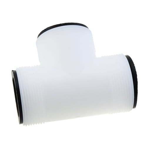DGZZI 3,8 cm (1,5 Zoll) Schwimmbad-Schlauchadapter für Schwimmbad, T-förmig, 3,8 cm (1,5 Zoll) zum Verbinden / Beenden / Steuern des Durchflusses von DGZZI