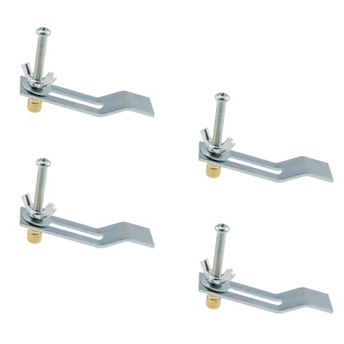 DGZZI 4PCS Unterbau Waschbecken Clip Unterbau Waschbecken Halterung Küche Badezimmer Waschbecken Unterbau Montage Schraube Zubehör von DGZZI