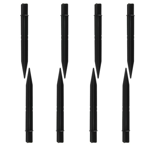 DGZZI 8PCS Verstärkter Erdspieß Solarlicht Ersatzpfahl Kunststoff Erdspieß Rasen Licht Gehäuse Verstärkter Erdspieß für Weg und Garten Licht und Weihnachtslichtpfahl von DGZZI