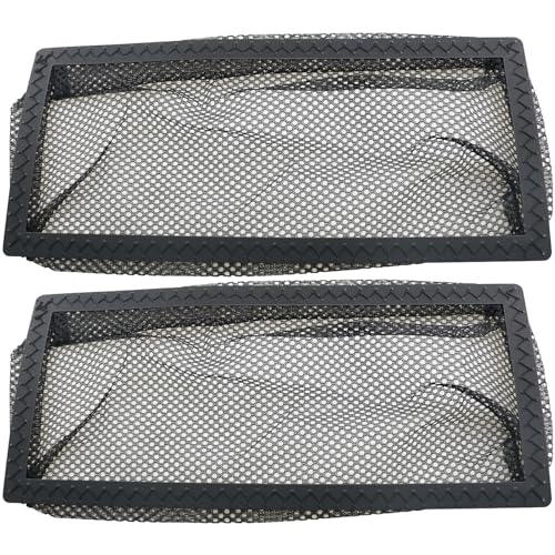 DGZZI Bodenablauf-Entlüftungsgitterabdeckung, 10,2 x 25,4 cm, Bodenregister zur Bodenmontage, Müllstaubsammler, Netztasche zum Auffangen von Schmutz, Haaren, Lebensmittelrückständen, 2 Stück DGZZI Bodenablauf-Entlüftungsgitterabdeckung, 10,2 x 25,4 cm, Bodenregister zur Bodenmontage, Müllstaubsammler, Netztasche zum Auffangen von Schmutz, Haaren, Lebensmittelrückständen, 2 Stück von DGZZI
