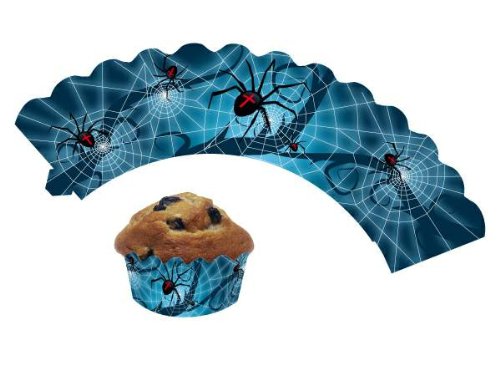 12 Deko Banderolen für Muffins und Cupcakes Spinnen 12 Deko Banderolen für Muffins und Cupcakes Spinnen von DH-Konzept