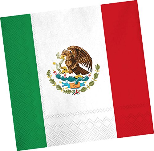 DH-Konzept 20 Servietten * MEXIKO * für Party und Geburtstag Mexico Mittelamerika Party Set Napkins Papierservietten von DH-Konzept