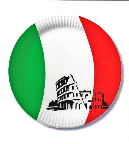 Pappteller "Italien - Rom" 10er Pack von DH-Konzept