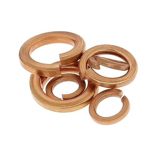 DHAEY SeroNi 2–30 Stück Messing Federring M3 M4 M5 M6 M8 M10 M12 M14 M16 M18 Kupfer Unterlegscheibe Gasket(M3-30 PCS) von DHAEY