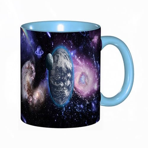 Kaffeebecher Mug,Weltraumlandschaft.,kaffeebecher porzellan, tasse Füllmenge 330 ml - sehr interessante bedruckte Teetassen von DHAEY