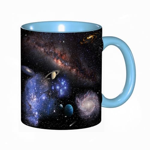 Kaffeebecher Mug,Weltraumlandschaft. Elemente dieses Bildes wurden von der NASA bereitgestellt,kaffeebecher porzellan, tasse Füllmenge 330 ml - sehr interessante bedruckte Teetassen von DHAEY