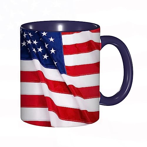 Tasse Keramik EverStrong-Serie Amerikaner US Kaffeetassen Große 330ml Mit Henkel 100% Handbemalt Trinkgläser Mit Griff Personalisierte Geschenk von DHAEY