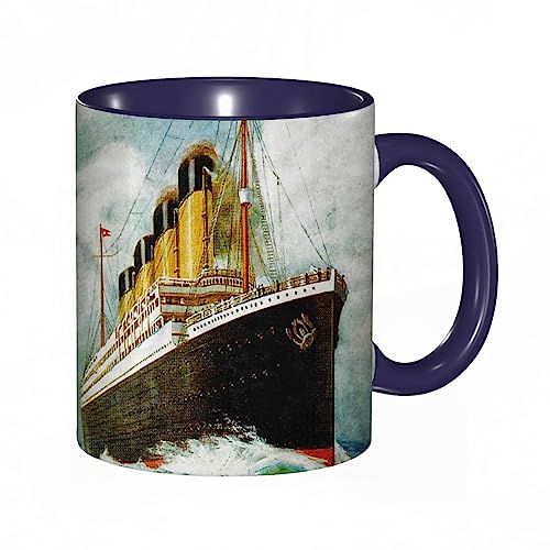 Tasse Keramik Suike Luxury Vintage Ocean Rms Titanic Kaffeetassen Große 330ml Mit Henkel 100% Handbemalt Trinkgläser Mit Griff Personalisierte Geschenk von DHAEY