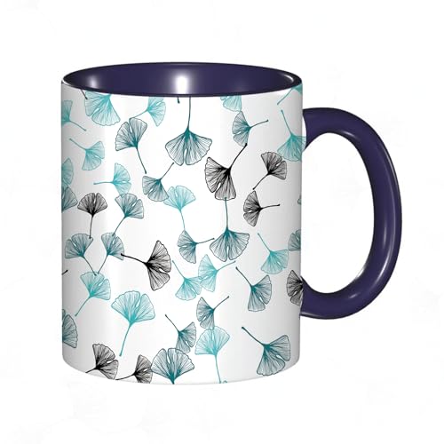 Tasse Mug,Nahtloses abstraktes Design des dunkelgrünen Vektors mit Blättern. Verschwommenes dekoratives Design im indischen Stil mit Blätter,Kaffeetasse - Kaffeebecher mit Fassungsvermögen von 330 ml Tasse Mug,Nahtloses abstraktes Design des dunkelgrünen Vektors mit Blättern. Verschwommenes dekoratives Design im indischen Stil mit Blätter,Kaffeetasse - Kaffeebecher mit Fassungsvermögen von 330 ml von DHAEY