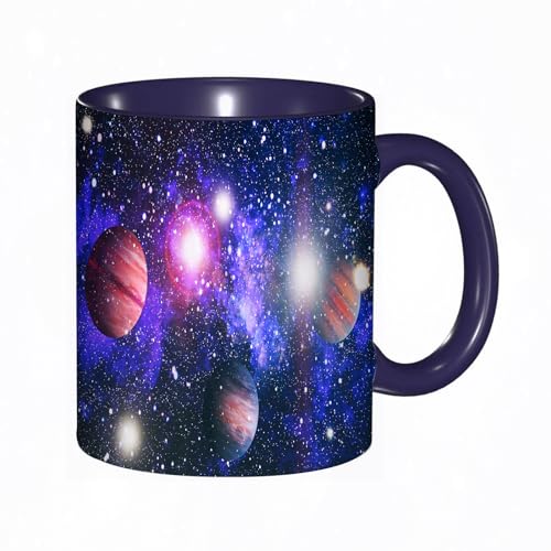 Tasse Mug,Planeten, Sterne und Galaxien im Weltraum zeigen die Schönheit der Weltraumforschung. Von der NASA bereitgestellte Elemente(1,Kaffeetasse - Kaffeebecher mit Fassungsvermögen von 330 ml von DHAEY