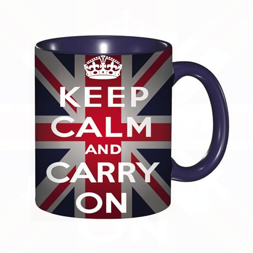 Tasse Mug,Ruhe bewahren, Hintergrundillustration im Vektorformat,Kaffeetasse - Kaffeebecher mit Fassungsvermögen von 330 ml von DHAEY