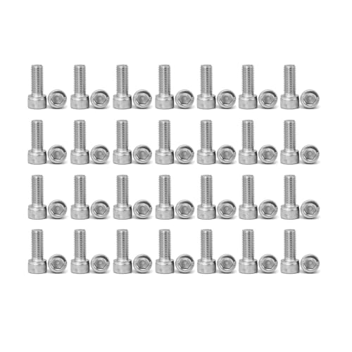 Türschlossbolzen, Torbolzen, M5, Innensechskant, Innensechskant, Profilkopf, Innensechskantschraube(Size:M5*12(50pcs)) von DHAEY