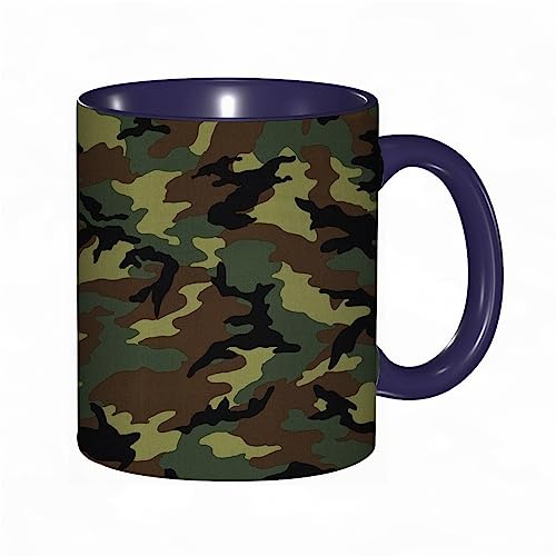 kaffeebecher Mug Camo-Armee-Camouflage-Grün,kaffeebecher porzellan, tasse Füllmenge 330 ml - sehr interessante bedruckte Teetassen von DHAEY