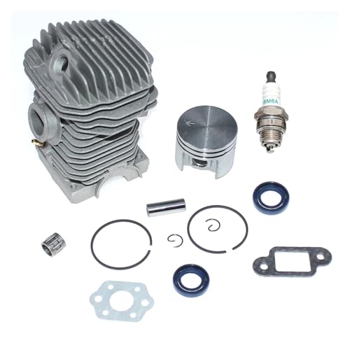 Zylinderkolbensatz passend for 021 021c Ms210 Ms210c Ms210cb Ms210cbez Ms210z ersetzt 11230201219 11230201221 Kettensägenmotorteile von DHBSVZX
