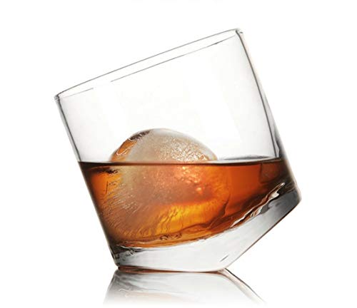 DHDHWL Whisky Gläser Schottland Whiskey Rock-Glass Bar Night Club Wine Cocktail Whiskey Cup Gläser 10 Oz Weinbrand Verre Whisky Set gläser Z1 (Capacity : 300ml, Color : Clear) von DHDHWL