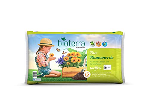 BIOTERRA Bio Blumenerde Torffrei 15l von DHG