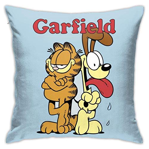 DHGER Throw Pillow Covers 18 'x 18' Zoll - Garfield-Square Shape dekorative Kissenbezug für Couch Sofa Kissen Set von DHGER