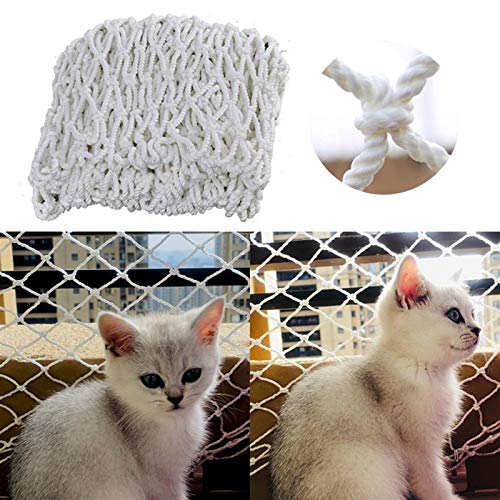 DHGTEP Kinder Sicherheit Netting Gebäude Seil Gegen Fallende Netz Nylon Netz Balkon Fenster Treppe Schutz Safe Zaun Katze Hund (Length : 8m, Width : 2.5m) von DHGTEP