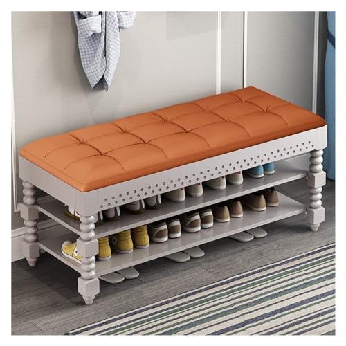DHJUSPS Aufbewahrungsbänke Schuhbank, Eingangsbank 2-Tier-Rack, Schuhregalbank mit Flip-Oberseite und gepolstertem Kissen, Hock Thriving DHJUSPS Aufbewahrungsbänke Schuhbank, Eingangsbank 2-Tier-Rack, Schuhregalbank mit Flip-Oberseite und gepolstertem Kissen, Hock Thriving von DHJUSPS