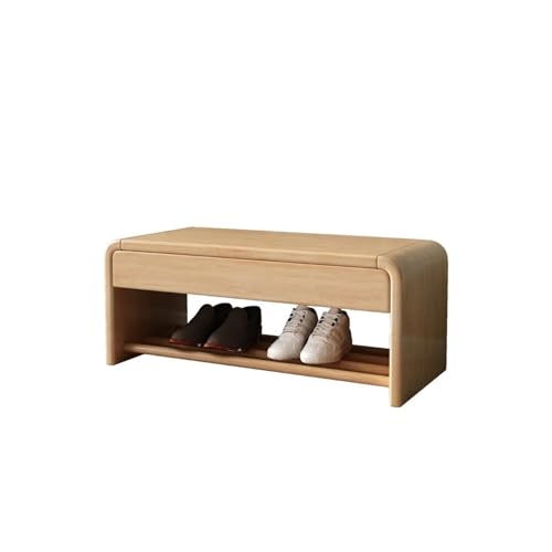 DHJUSPS Aufbewahrungsbänke Schuhhocker können Schuhschrank Langen Hocker mit Schublade sitzen können Flur Bank-Eingangsbank (Größe: 60x30x35cm-B) Thriving von DHJUSPS