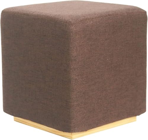 DHJUSPS Fußhocker mit gepolstertem Schaumstoff, Kleiner osmanischer Fußstützensitz, Moderne, zeitgenössische Quadratpolsterpolster -Ottomane (Größe: 34x38 cm, Farbe: C) Thriving von DHJUSPS