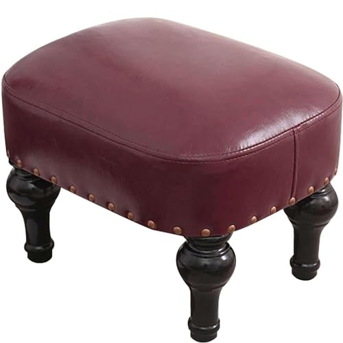 DHJUSPS Lederpolsterer Kleiner Fußschemel -Ottomane für Wohnzimmer Holz Fuß Ruhhocker für Sofablau Farbe Bequeme Fußstütze Enterprise Thriving DHJUSPS Lederpolsterer Kleiner Fußschemel -Ottomane für Wohnzimmer Holz Fuß Ruhhocker für Sofablau Farbe Bequeme Fußstütze Enterprise Thriving von DHJUSPS