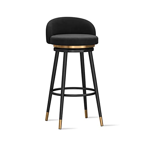 DHJUSPS Moderner Velvet Breakfast Bar Hocker mit 360 ° gepolsterter Stuhl für Kücheninsel und Restaurant Bar Height 1 PC Enterprise Thriving von DHJUSPS