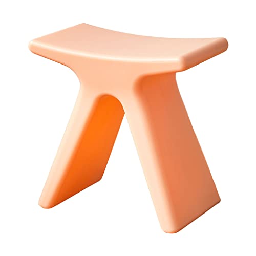 DHJUSPS Pink Plastik Duschhocker bequem und wasserdicht Anti -Schlupf -Sitz für Wohnzimmer Schlafzimmer und Küche 43,5 × 24 × 41,5 cm Enterprise Thriving von DHJUSPS