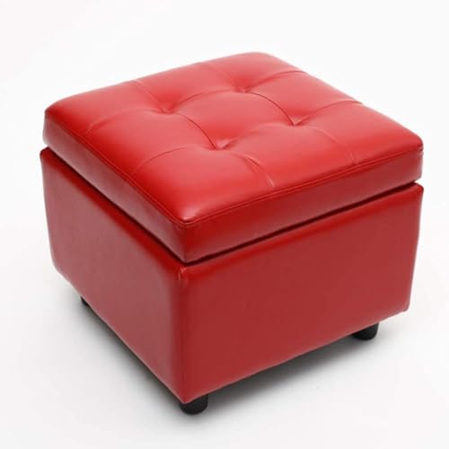 DHJUSPS Tritthocker, Aufbewahrungsschuhe Nordic Style Ottomans Multi-Gebrauch langlebiger Holz Ruhesitz für Wohnzimmer (Farbe: B) Thriving von DHJUSPS