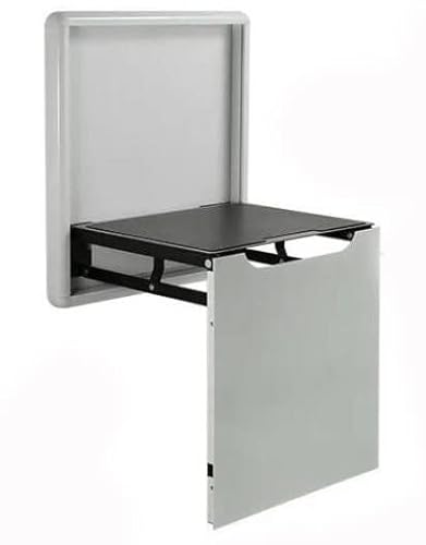 DHJUSPS Wandmontierte Faltbare Schuhschuhhocker mit unsichtbarem Design Faltdown Stuhl für Eingangshalle Küche Badezimmer Raum sparende Duschsitz Sitz Enterprise Thriving von DHJUSPS