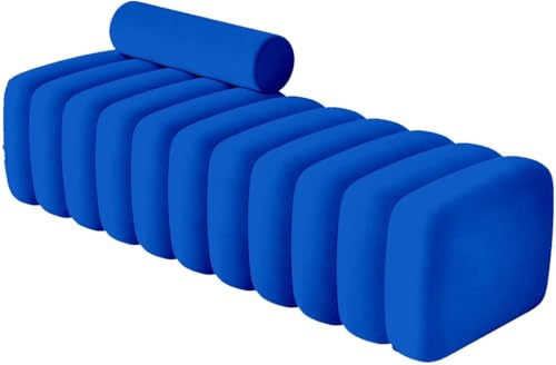 Polsterte ottomane Bank End des Bettschuhbanks Tufted Eingangsbank Essbank Rechteck -Fußstützensofa mit Kissen gepolstert für das Ende des Bettes und (Größe: 120*45*43 cm, Farbe: a) geeignet: a) von DHJUSPS