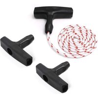 Rasenmäher-Startergriff, Zugseil, Rückstoßstarter mit Zubehör – 3 Stück von DHKLFA