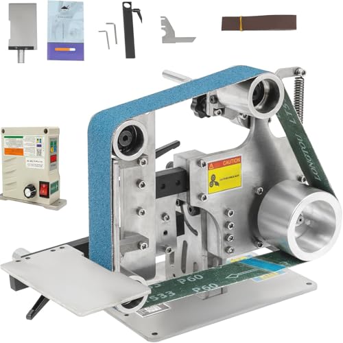 DHMYDPDZ 2 x 36 Zoll Bandschleifer, Messerherstellung,Tisch-Bandschleifer, Messerschärfer mit Schleifbändern Körnung 60/800 zum Schleifen von Messern,maximale lineare Geschwindigkeit von 78,74 Fuß/s DHMYDPDZ 2 x 36 Zoll Bandschleifer, Messerherstellung,Tisch-Bandschleifer, Messerschärfer mit Schleifbändern Körnung 60/800 zum Schleifen von Messern,maximale lineare Geschwindigkeit von 78,74 Fuß/s von DHMYDPDZ