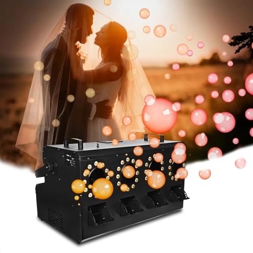 3000 W LED Nebel Seifenblasenmaschine,3-in-1-Nebel- Und Seifenblasenmaschine Partys,Kaltfunkenmaschine,Mit Dmx-Fernbedienung,Für Nebelblasen Eine Fläche Von 400 Quadratmetern Abdecken,A von DHMYYXGS