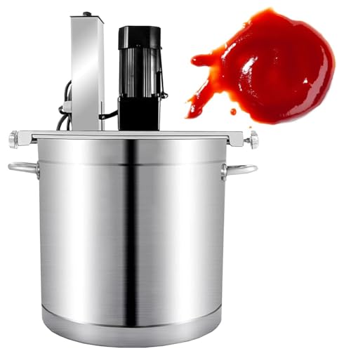 Automatischer Kochtopf Mit Rührer,Automatischer Topfrührer Mit Direktheizung,Mit 4-Blatt-Rührschaber,Einstellbarer Geschwindigkeit Für Marmelade,Soße,Füllung,Hot Pot-Gewürz,Suppe,20L von DHMYYXGS