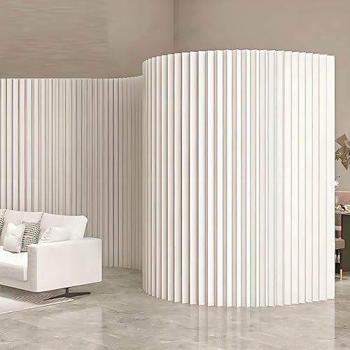 Freistehender Raumteiler,Zusammenklappbarer Tragbarer Sichtschutz,Moderner Raumteiler Aus Papier,Folding Room Divider,For Offices,Living Rooms,Bedrooms,5x2.2m/16.4x7.21ft von DHMYYXGS