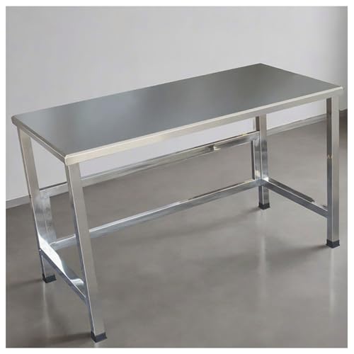 DHNDSDP Arbeitstische aus Verdicktem Edelstahl H30,7 Gewerbliche Arbeitstische Untertisch-Balkenverstärkung Abgeschrägte Kantenausführung Lagerarbeitstisch mit Rutschfesten Matten DHNDSDP Arbeitstische aus Verdicktem Edelstahl H30,7 Gewerbliche Arbeitstische Untertisch-Balkenverstärkung Abgeschrägte Kantenausführung Lagerarbeitstisch mit Rutschfesten Matten von DHNDSDP