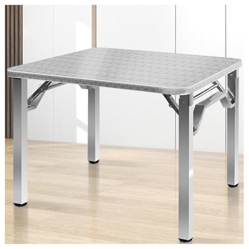 DHNDSDP Edelstahl Arbeitstisch mit Prägung Faltbarer Outdoor Edelstahltisch Küchenarbeitsplatte mit Beinschutz Runder Esstisch Geräuschloser Schienen Doppel-Federstruktur Verstärkter Tischbeine DHNDSDP Edelstahl Arbeitstisch mit Prägung Faltbarer Outdoor Edelstahltisch Küchenarbeitsplatte mit Beinschutz Runder Esstisch Geräuschloser Schienen Doppel-Federstruktur Verstärkter Tischbeine von DHNDSDP