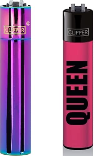 Clipper® Feuerzeug 1x ICY (Bundle mit Queen Pink) von DHOBIA