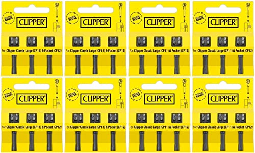 Clipper® Feuerzeug Zubehör Feuerstein Flintsystem (8x3 Flintsystem) von DHOBIA