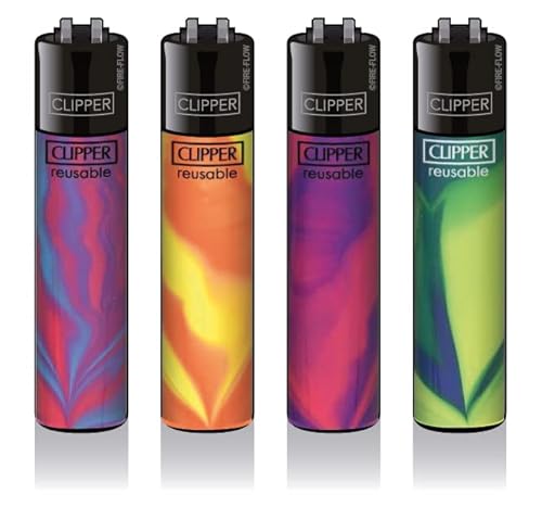 Clipper Classic Large Original Feuerzeug Feuerzeuge New Sommer Summer 2022 Inkl. Gratis Dhobia Clipper (Nebula Mix #1) von DHOBIA