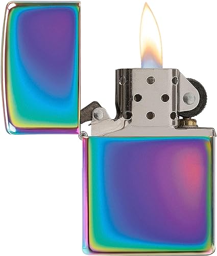 Zippo Feuerzeug Benzinfeuerzeug Sturmfeuerzeug Inkl. Crystal Balls (Row (Rainbow) 807) von DHOBIA